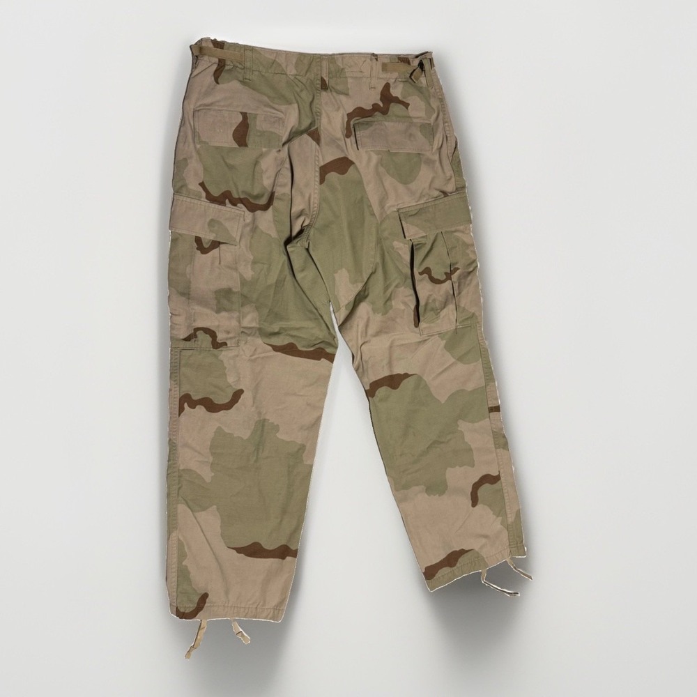 Vintage Military BDU Pants 3-Color Desert Camo Mens 34x29 DCU - Picture 2 of 9